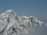 Grande scorcio sul gran Pilastro della Pania secca e l